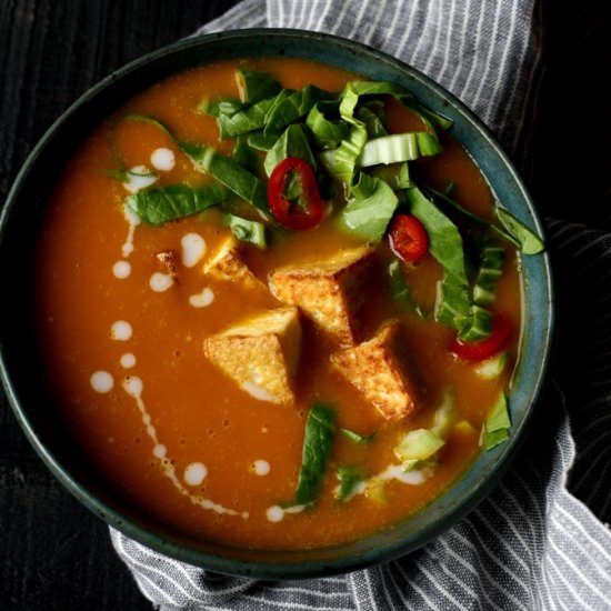 Green Curry Butternut Squash Soup