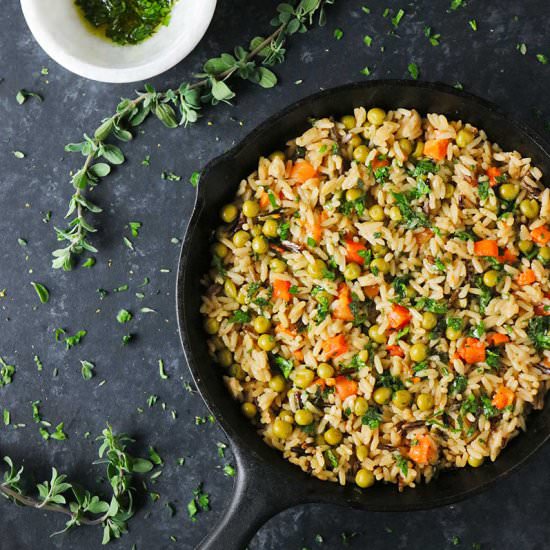 Rice Medley with Peas & Carrots