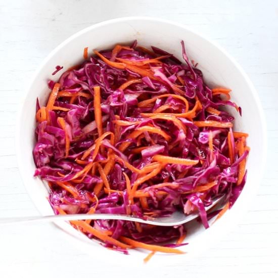 Red Cabbage Slaw