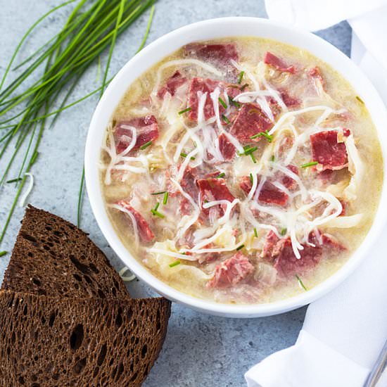 Creamy Reuben Soup