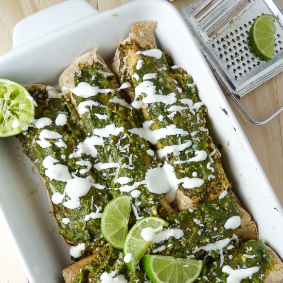 Pork Enchiladas Verdes