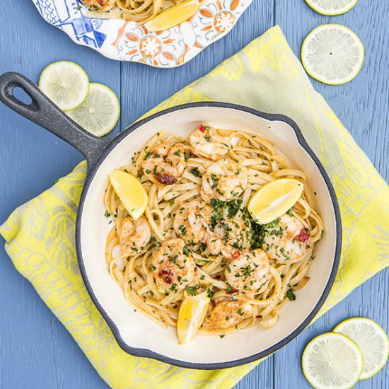 Prawn and Lemon Butter Pasta