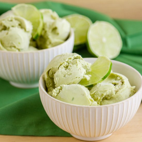 Avocado Lime Ice Cream