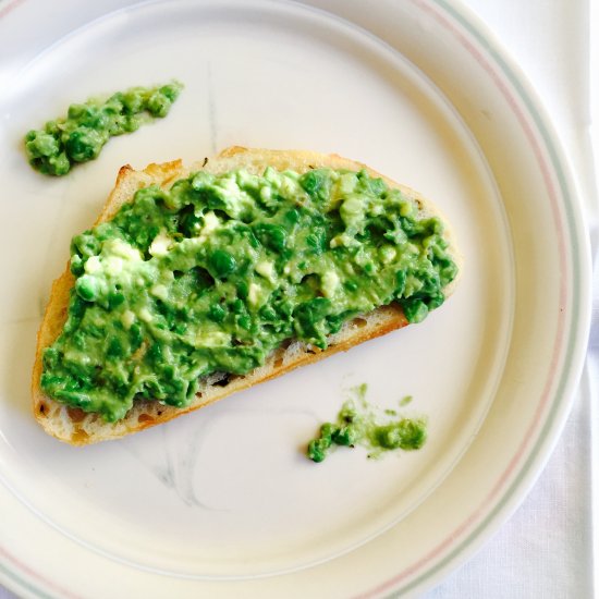 Sweet Pea Avocado Toast