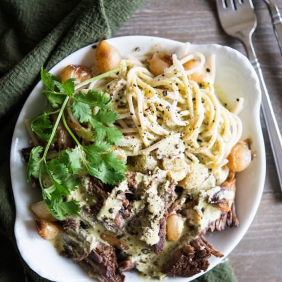 Fed + Fit Pot Roast Pasta