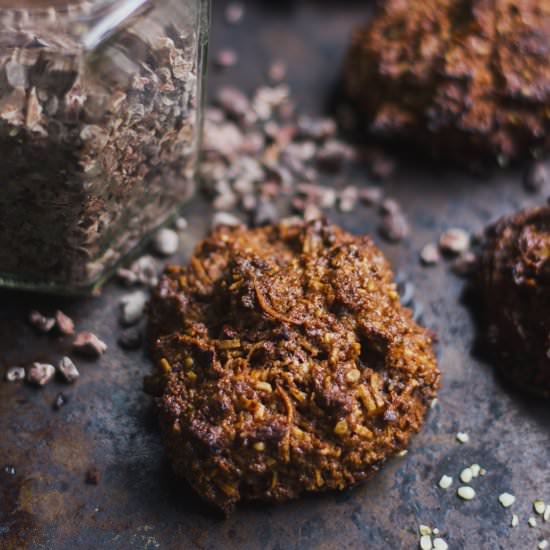 Chocolate Coconut & Hemp Cookies