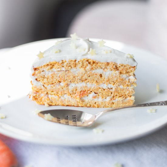 Oil-free Carrot & Coconut Cake