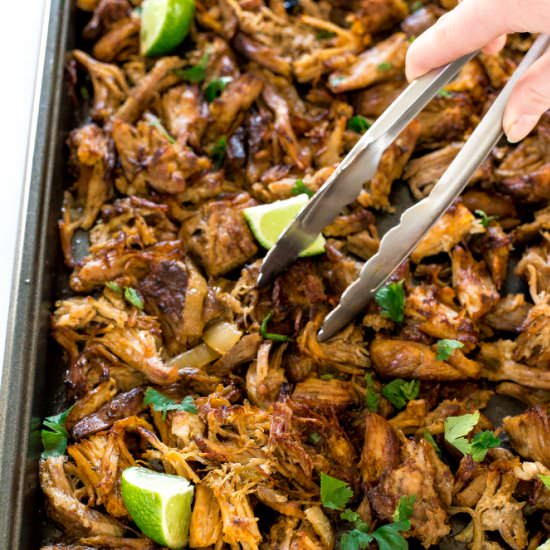 Crispy Slow Cooker Pork Carnitas