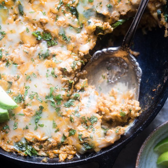 Chicken Mexican Rice Casserole