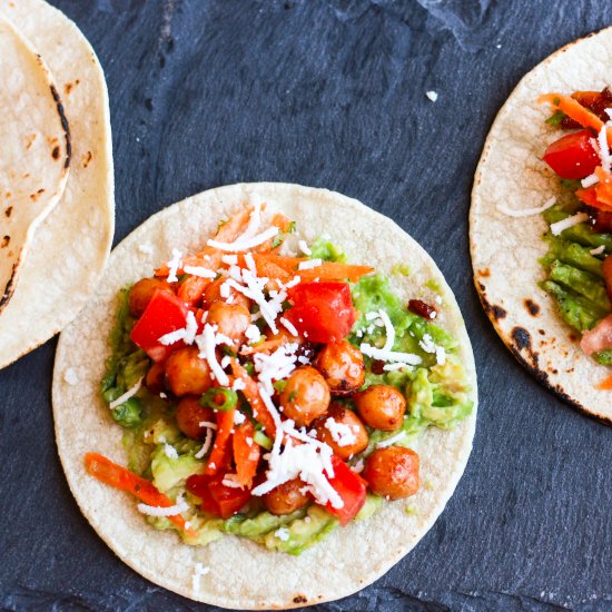 Chipotle Chickpea Street Tacos