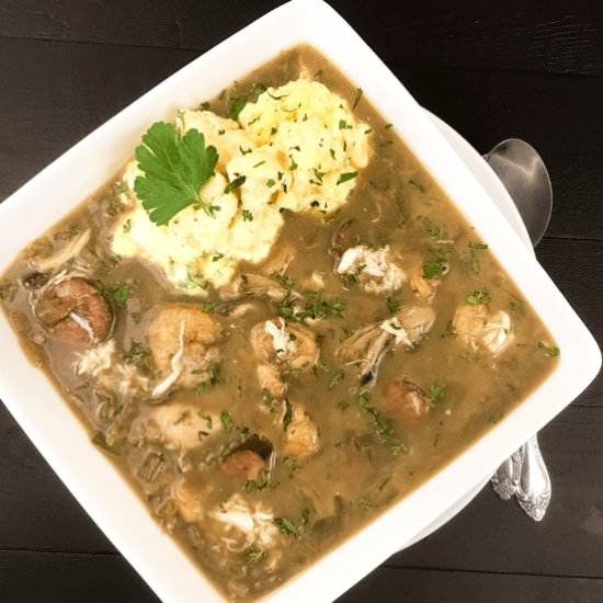 Paleo Louisiana Seafood Gumbo