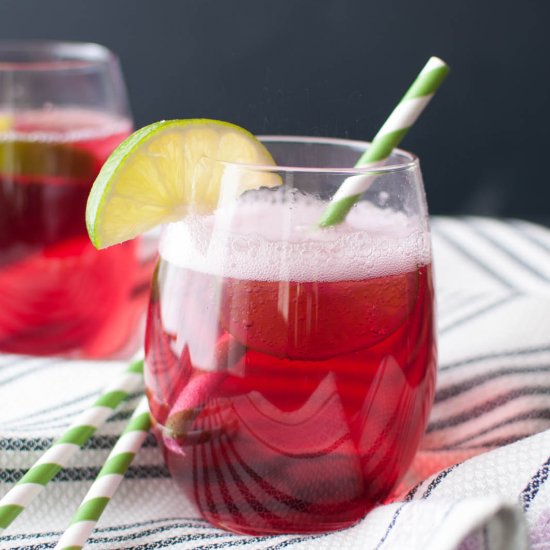 3 Ingredient Healthy Grape Soda