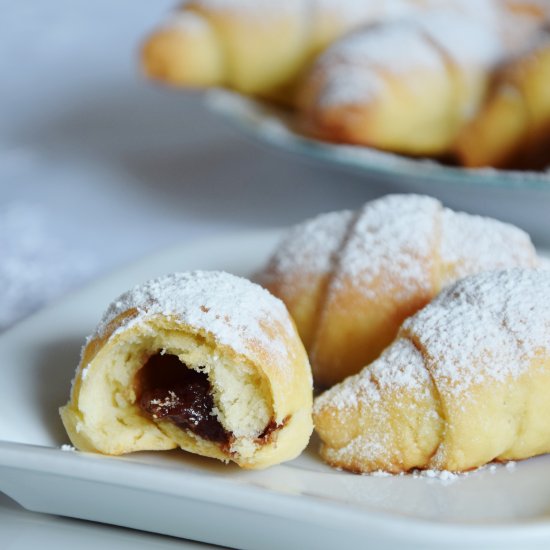 Jam Filled Crescents