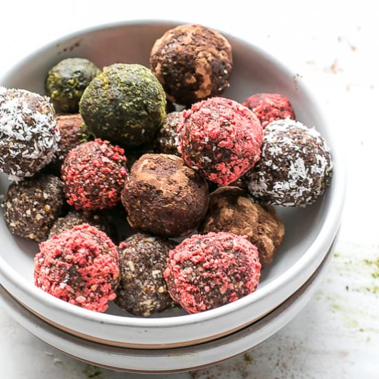 Raw Prune and Maca Truffles