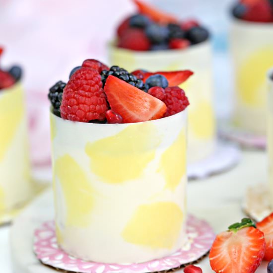 Lemon Mousse Cakes