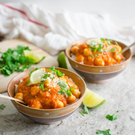 Coconut Chickpea Curry