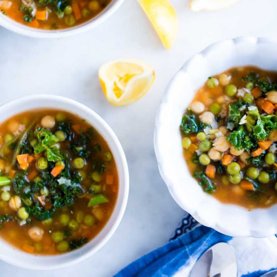 Mexican Pasta and Veggie Soup