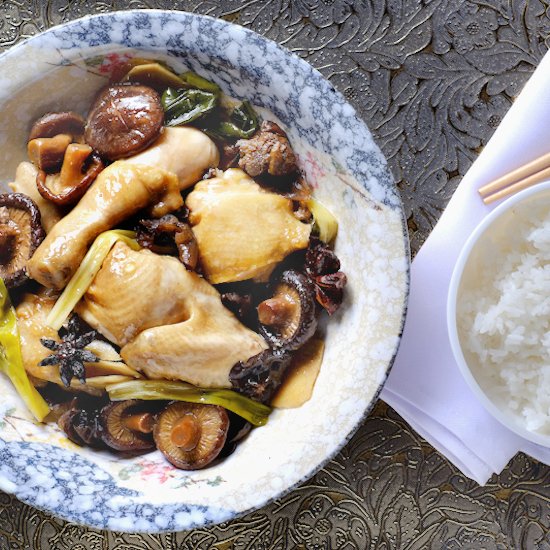 Asian Chicken and Mushrooms