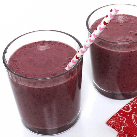 Sweet Dark Cherry & Banana Smoothie