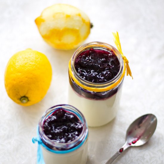 Honey Lemon Panna Cotta