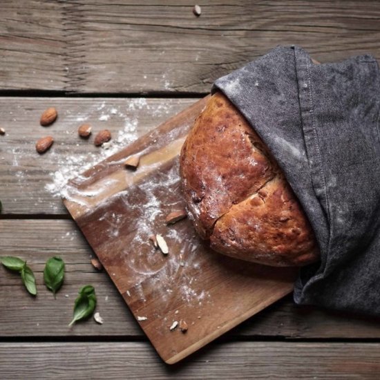 Homemade Almond and Fig Bread