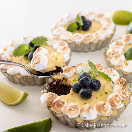 Key Lime Pie with Chocolate Crust