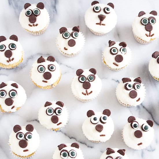 Panda Mini Cupcakes