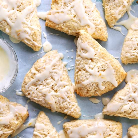 Meyer Lemon Cream Scones