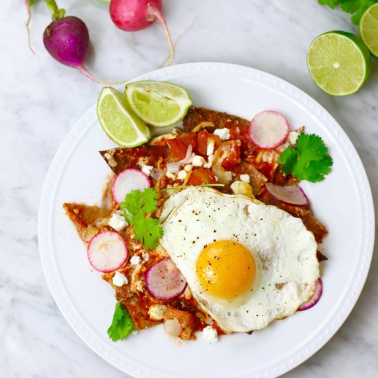 Simple Healthy Chilaquiles