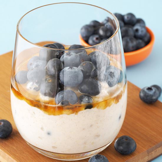 Blueberry Maple Overnight Oats