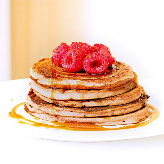 Lactose-Free Strawberry Pancakes