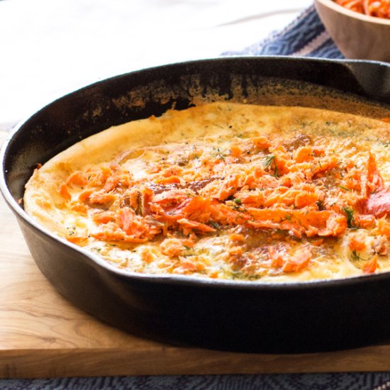 Savory Finnish Pancakes with Salmon