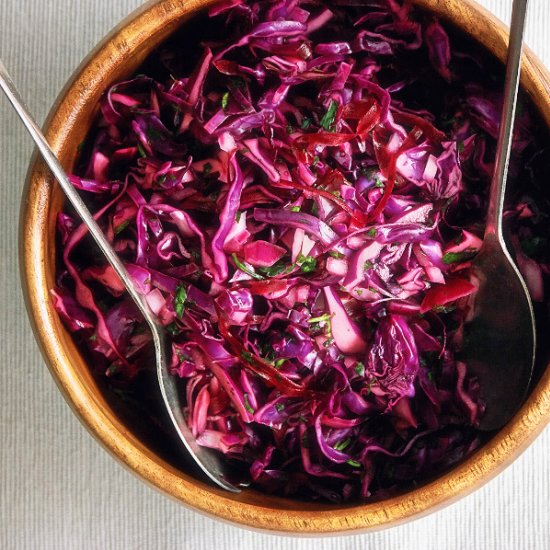 Tangy Red Coleslaw