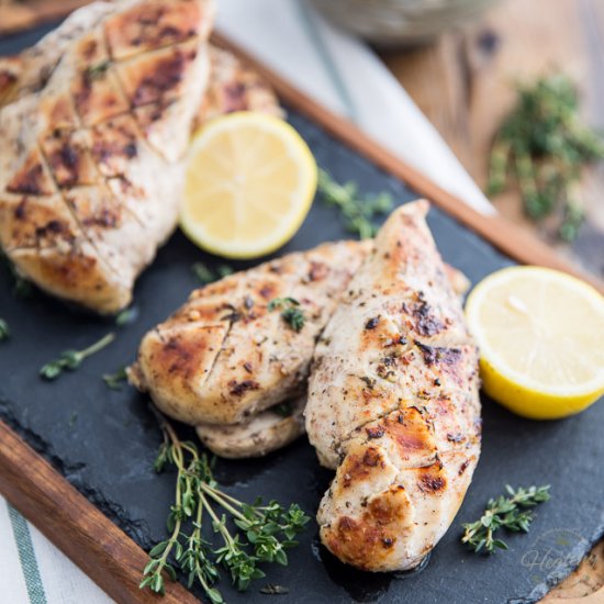 Shish Taouk inspired Chicken Breasts