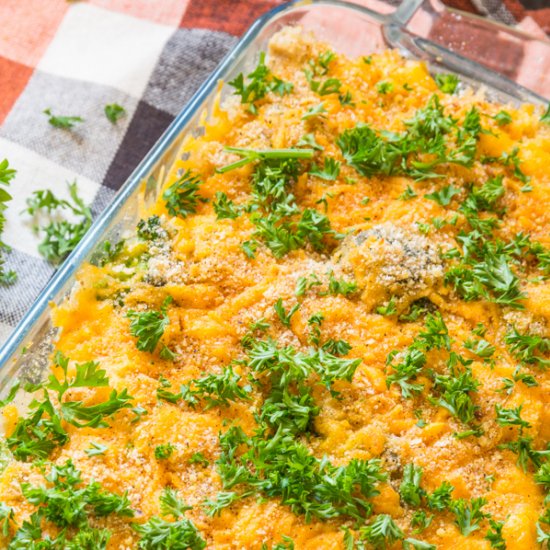 Cheesy Chicken & Rice Casserole