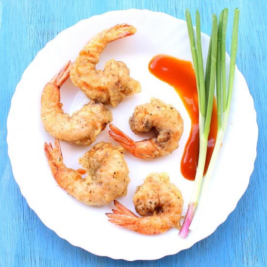 Beer Batter Prawns