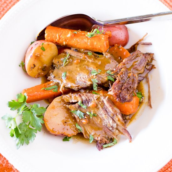 Simple Pressure Cooker Pot Roast