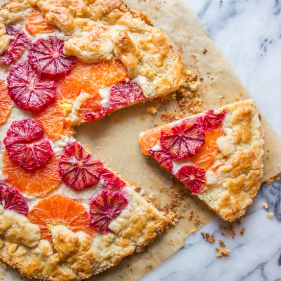 A Blood Orange Crostata