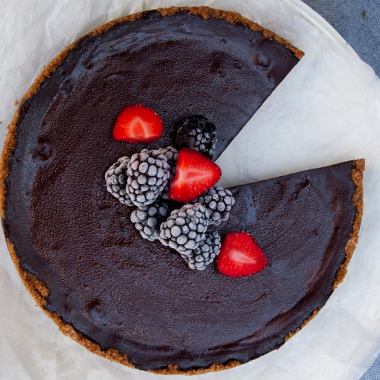 Gluten Free Dark Chocolate Tart