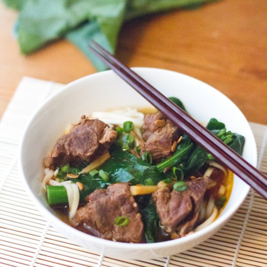 Taiwanese Beef Noodle Soup