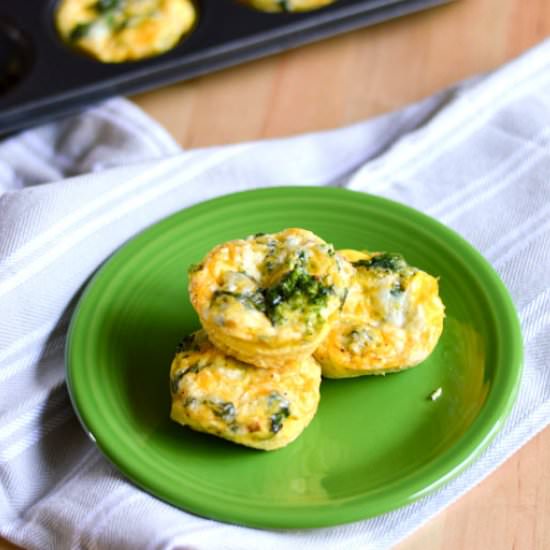 Broccoli Cheddar Egg Muffins