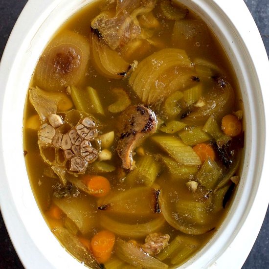 Slow Cooker Beef Bone Broth