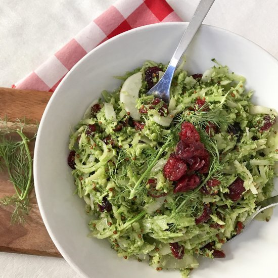 Broccoli and Cranberry Slaw