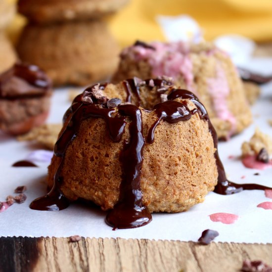 Caramel Tahini Bundt Cake