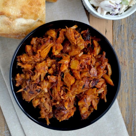 Vegetarian Pulled Pork with Jackfruit