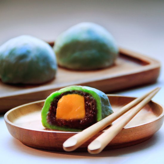 Uji Matcha Mango Daifuku