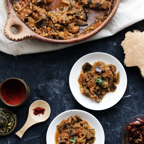 Zaalouk (Moroccan Eggplant Dip)