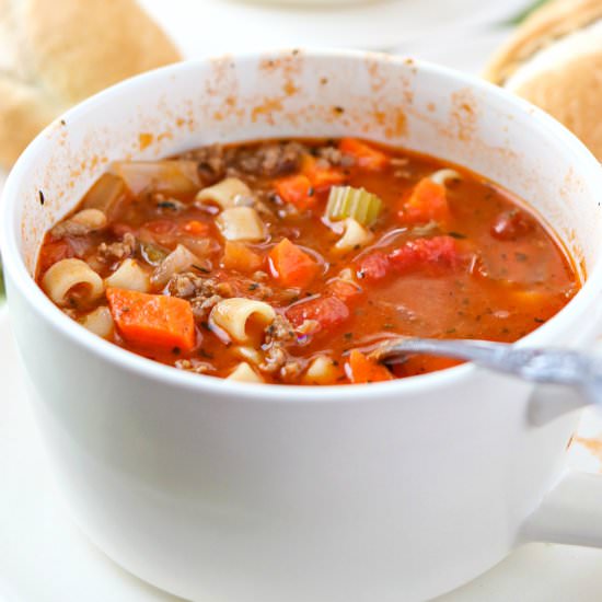 pasta e fagioli soup