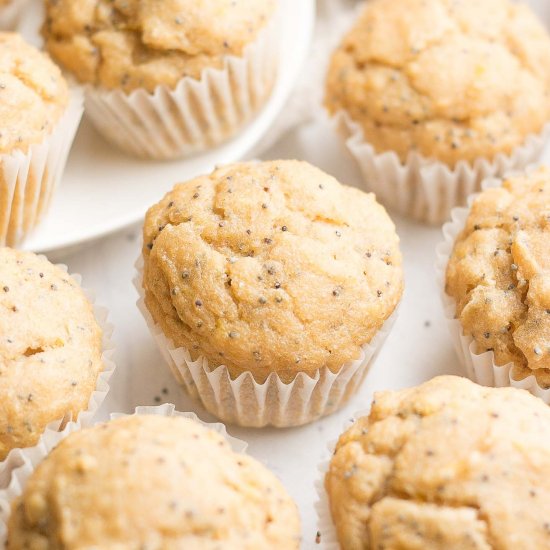 Lemon Poppy Seed Mini Muffins