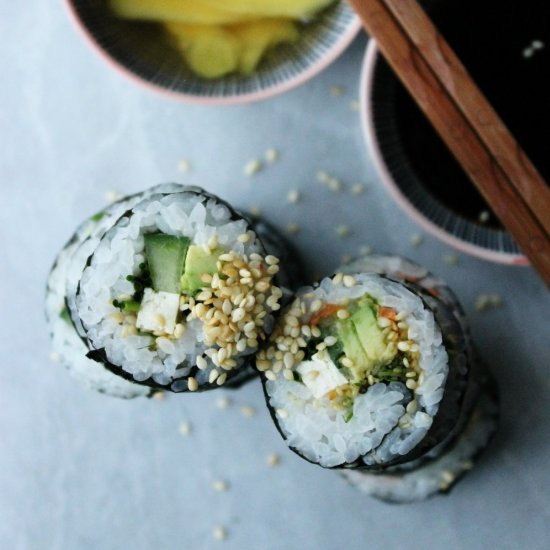 Vegan sushi